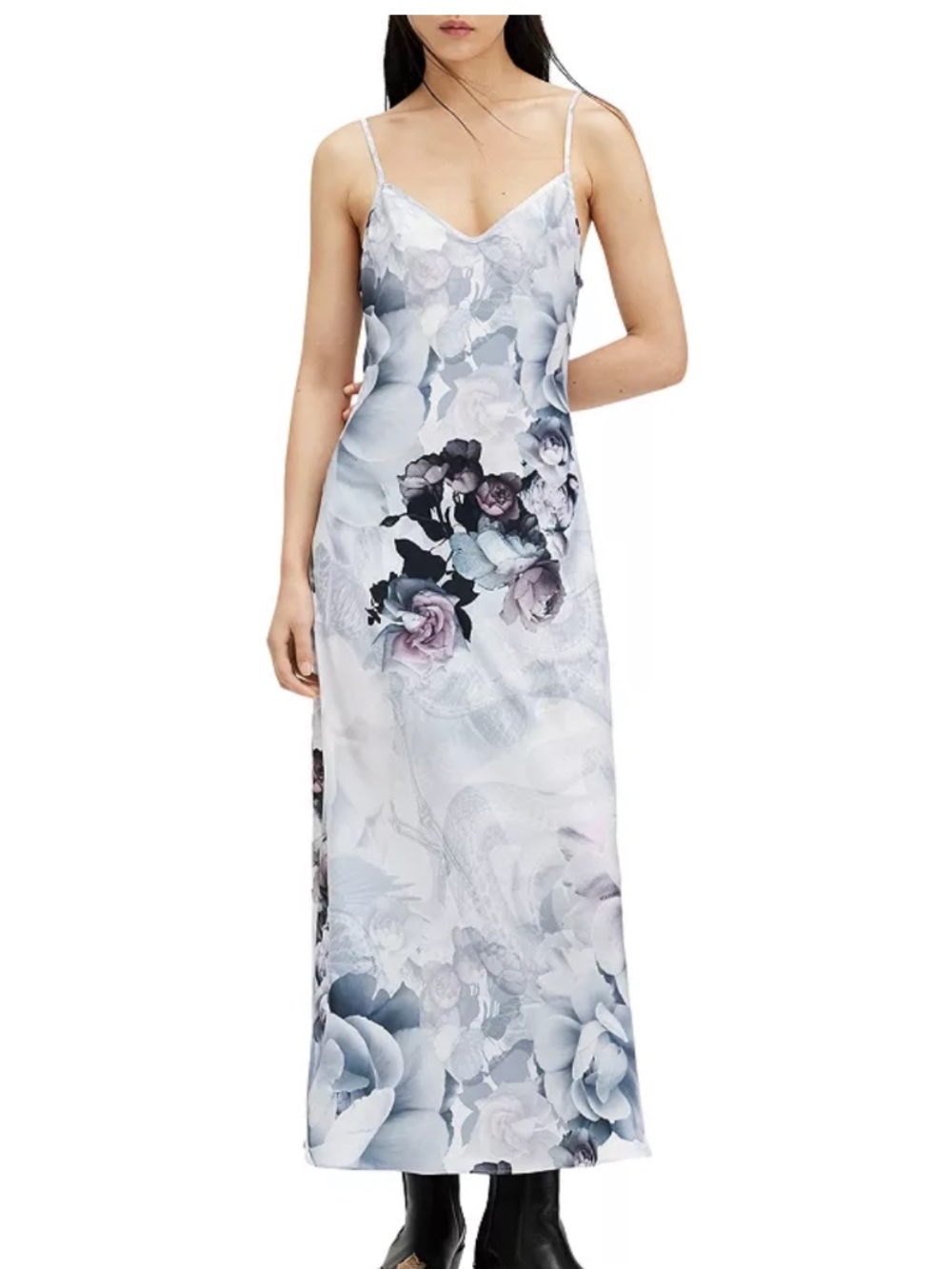 ALLSAINTS Bryony Valley Floral Print Maxi Dress
